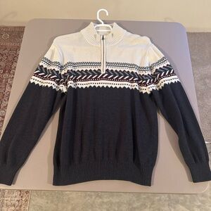 1/4 Zip Christmas Holiday Sweater
